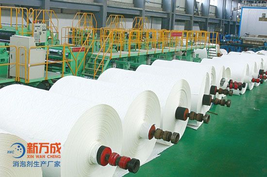 造纸工业消泡剂应用于造纸生产中
